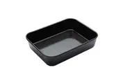 Mastercraft Pro Vitreous 34x26cm Enamel Roasting Pan Baking/Cooking Tray Black