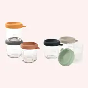 Beaba - Glass Portion Jars - 250ml - 6 Pack by Beaba | the memo