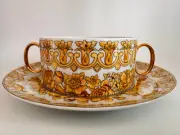 VERSACE Medusa Rhapsody CREAM SOUP CUP & SAUCER 11 3/4 oz Rosenthal