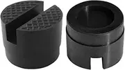 QASULER Car Lift Jack Rubber Support Block Floor Slotted Jacking Pads Shock Absorbing Car Jack Rubber Block Auto Parts Rubber Jack Stand Pad