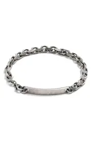 Degs & Sal Men's ID Chain Bracelet