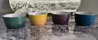 Le Creuset Botanique Collection Mini Ramekins Set of 4 Fig Nectar Teal Artichaut