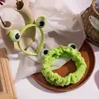 1pc Funny Frog Makeup Headband Wide-brimmed Elastic Hairbands Cute Hair Band.RA