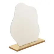 Aesthetic Desk Vanity Mirror-Frameless Table top for Room Minimal Spaces Room