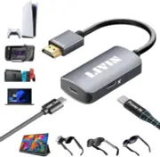 LIVIN HDMI to Type-C AR/XR Smart Glass Adapter 2-in-1 HDCC