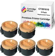 5-Pack High Yield Compatible Toner Cartridge for Fuji Xerox CT201610 (2200 Pages) for Fuji Xerox DocuPrint M215fw M215b P215b M205FW P205W P205B M205B M215 P215 M205 P205