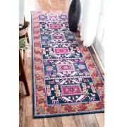 Bodrum 2'6"X10' Bohemian Runner Area Rug MADE IN TURKEY RZBD26A *SEALED*