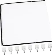 Generic 1pc Projection Screen Outdoor Movie Screen Theater Projector Screen Projector Screen Indoor Outdoor Retractable Projector Screen Projector Screen Portable Projectors White Cloth