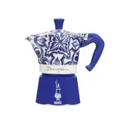 Bialetti Dolce & Gabbana Mocha Express Blue Mediterraneo for 3 Cups Direct Fire