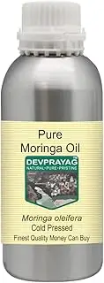 Devprayag Pure Moringa Oil (Moringa oleifera) Natural Therapeutic Grade Cold Pressed 630ml (21 oz)