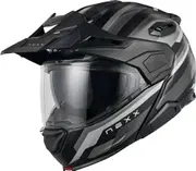 Nexx X.Lifecountry Westbound, flip up helmet , color: Matt Black/Grey/Light Grey , size: XL