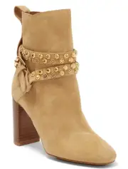 See by Chloe Lean Leon Suede Ankle Boots Bootie Size 39.5 / US 9.5 Fits Like 9