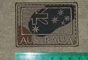 ANF FLAG PATCH AUSTRALIAN ARMY SUBDUED TAN ON CAMO COLOURED #3 hook & Loop