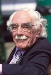 Veteran tennis writer Laurie Pignon during the Wimbledon Lawn Tenn- Old Photo