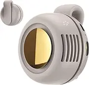 Mwkbbn Small Clip Fan, Small Waist Fan, Cooling Air Bladeless Blower, USB Rechargeable Power, Ultra Quiet Breeze, White 1 Pack, Ideal For Travel Nursery Office Outdoor