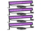 4x Onforu ON-B27-CT28-UV-US-4 UV Blacklight Light Bars
