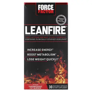 [iHerb] Force Factor LeanFire，快速起效輕體配方，30 粒素食膠囊