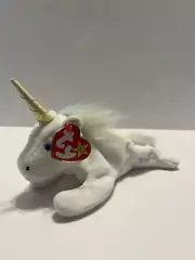 TY Beanie Baby Mystic the Unicorn - 8 inch - colorful mane