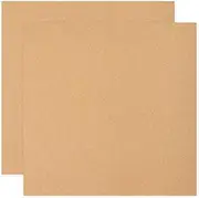 [uxcell] MDF Wood Board for Crafts,1/12"(2mm) Thick Medium Density Fiberboard Unfinished Wood for DIY Projects, Art Classes, Carpentry, Painting (8 x 8 in,2Pcs)