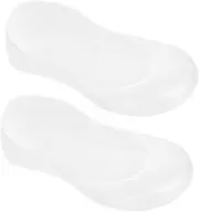 SOLUSTRE Pair Silicone Heel Guards Silicone Foot Socks Spa Socks for Dry Feet Silicone Foot Foot Socks Gel Moisturizing Socks Gel Bunion Guard Ultra Thin Guard Plate White