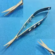 MCPHERSON WESTCOTT STITCH MICRO SURGERY OPHTHALMIC SCISSORS CURVED TIPS 4.5"