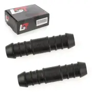 2x Hose Connector Clutch Polyamide PA6 Petrol Oil Resistant 14 MM for Daewoo (for: Daewoo)