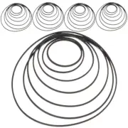 50 Pcs Square Belt Player CD Drive Belts Tape Recorder for Maintenance