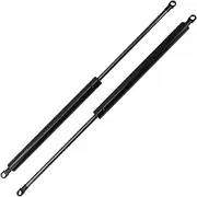 X AUTOHAUX 500mm/19.69" Gas Struts 600N Gas Springs Black Carbon Steel 2 Pcs RV Car Toolbox Lid Storage Box Cover Cabinet Door Cover
