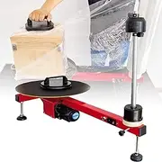 Electric Film Wrapping Machine,Stretch Film Dispenser Packing Machine,Carton Wrapping Machine,Speed ​​30 RPM, Turntable Diameter 40cm, for Stretch Film Wrap Roll Within 70cm