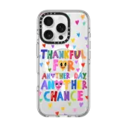 iPhone 16 Pro Clear Case MagSafe Compatible Thankful