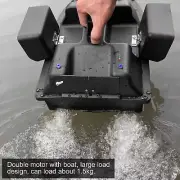 (US)TwoHand Intelligent Remote Control Fish Feeder 500m GPS Location Fish ZK