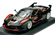 BBURAGO FERRARI FXX K BLACK 1:18 DIE CAST METAL MODEL NEW IN BOX 16010