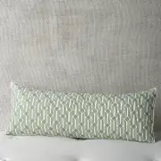 Hudson Park Collection Italian Tivoli Embroidered Decorative Pillow, 14 x 36 - Exclusive