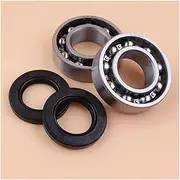 Crankshaft Crank Bearing Oil Seal Kit Fit for GX160 GX200 168F 5.5/6.5HP 2-3.5kw Small Engine Motor Generator
