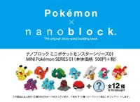 在飛比找有閑購物優惠-《豬帽子》現貨 Pokemon X NanoBlock 聯名