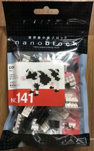 ☆勳寶玩具舖【現貨】日本河田積木 nanoblock NBC_141 乳牛 Cow