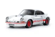 Tamiya - 1/10 R/C Porsche 911 Carrera RSR 2.8, White Painted Body, (BT-01)