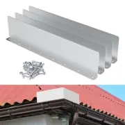 4Pcs Gutter Splash Guards Rain Gutter Valley Roofing Gutter Guard Long-Lasting