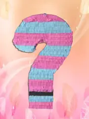 Girl or Boy Gender Reveal Pinata Piñata PULL STRING HIT birthday party fiesta