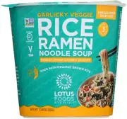 Lotus Foods Garlicky Veggie Rice Ramen Noodle Soup Cup - 1.94 oz