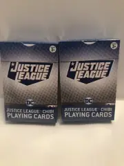 DC Comics Justice League Chibi Set Of 4 Playing Cards Batman Sealed