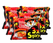 Samyang Nuclear Hot Spicy Korean Ramen Noodle Buldak 3X Spicy