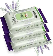 Wipe ME Anti-Bacterial Wet Wipes for Dogs & Cats | Cleansing, Deodorising & Grooming Wipes | Lavender Essential, Vitamin E & Olive Oil | Natural Extracts & Actives (Pack of 3)