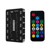 DARKROCK 20-Port Hub - 10xPWM & 10xARGB Control w/Remote & SATA Power