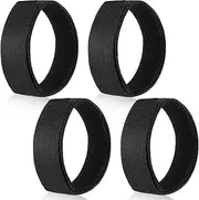 [JaGely] 2 Pairs Black Boot Blousers Elastic Military Boot Straps Bands Military Blousing Straps Ankle Hook and Loop for Men Women Hunting Gardening Hiking Cycling Fishing Military Army Uniforms, As