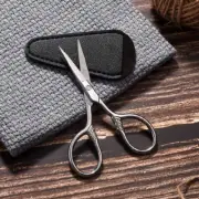 1Pc Eyebrow Scissors Stainless Steel Nose Eyelash Scissors Makeup ToR2