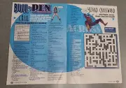 Wizard Crossword Bull Pen October Print Ad 1997 10x14