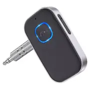 Car Home Stereo Wireless Bluetooth5.0 AUX Audio Music Adapter Receiver Handsfree (for: Smart)