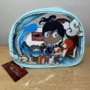 NEW The Legend of Korra 3 Piece Chibi Cosmetic Bag Set NICKELODEON Avatar Anime