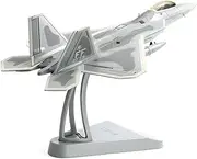 NUOTIE F-22 Raptor 1/72 Diecast Metal Aircraft Model Kit USAF Fifth-Generation Fighter Jet Alloy Airplane Model with Stand for Adult Military Enthusiasts Collections or Gift (FF 27FS)